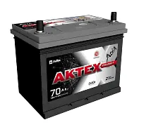 Автомобильный аккумулятор АКТЕХ ASIA 70 А·ч 80D26L Обратная полярность-0