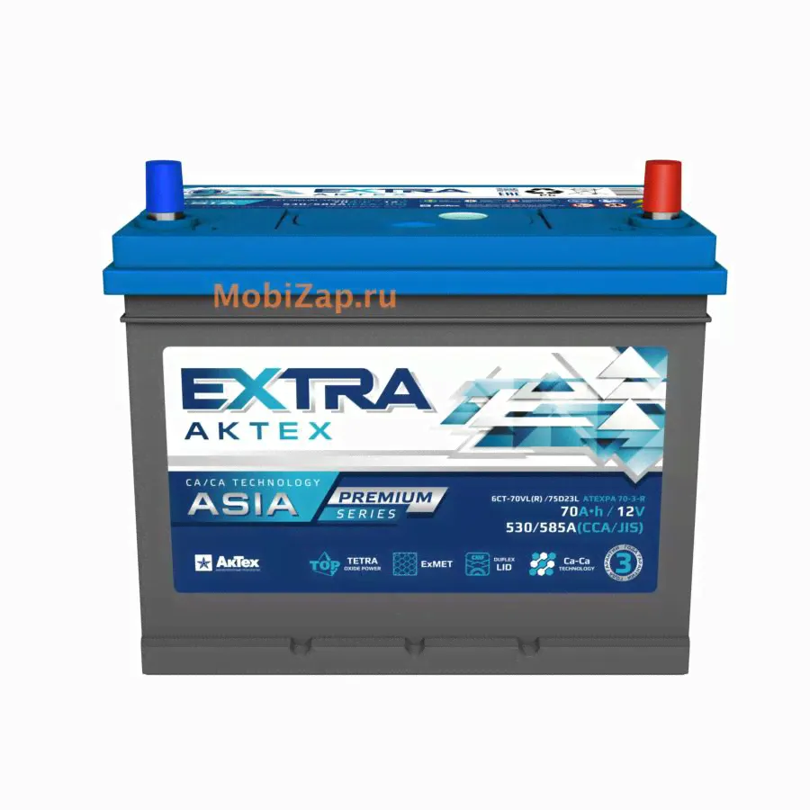 ATEXPA703R AKTEX Аккумулятор Актех ATEXPA 70 о.п. Asia D23L