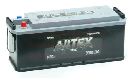 Аккумулятор АКТЕХ CLASSIC ТТ 6СТ-140N3 пп 140 Ач 900 А 514х175х210 конус [MAC110]