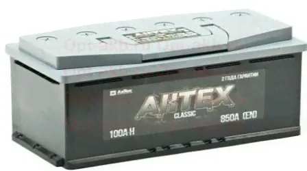 Аккумулятор АКТЕХ CLASSIC 6СТ-100 VL3 оп 100 Ач 850 А 353х175х190 [L5]-0