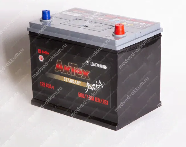 АкТех Standart Азия 80 Ач обр. D26